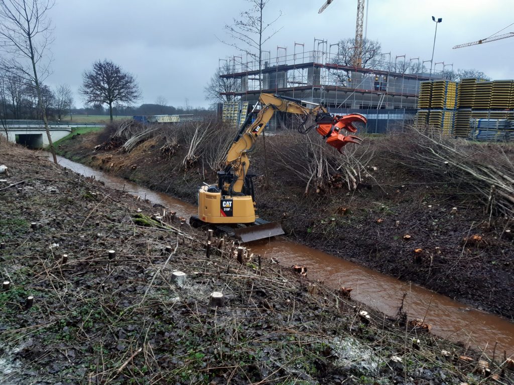 Baumschnitt mit Greifarm